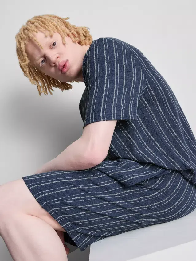 Pantalones cortos de pijama a rayas