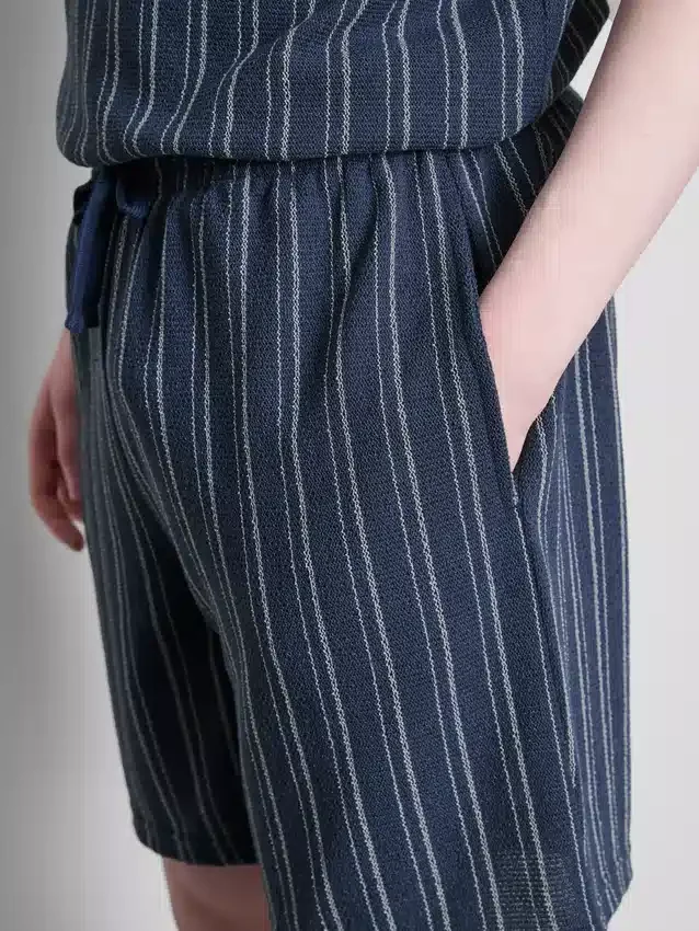 Pantalones cortos de pijama a rayas