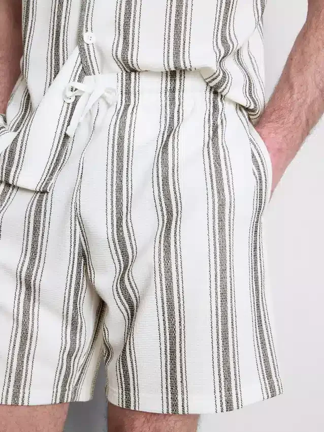 Pantalones cortos de pijama a rayas