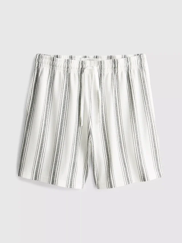 Pantalones cortos de pijama a rayas