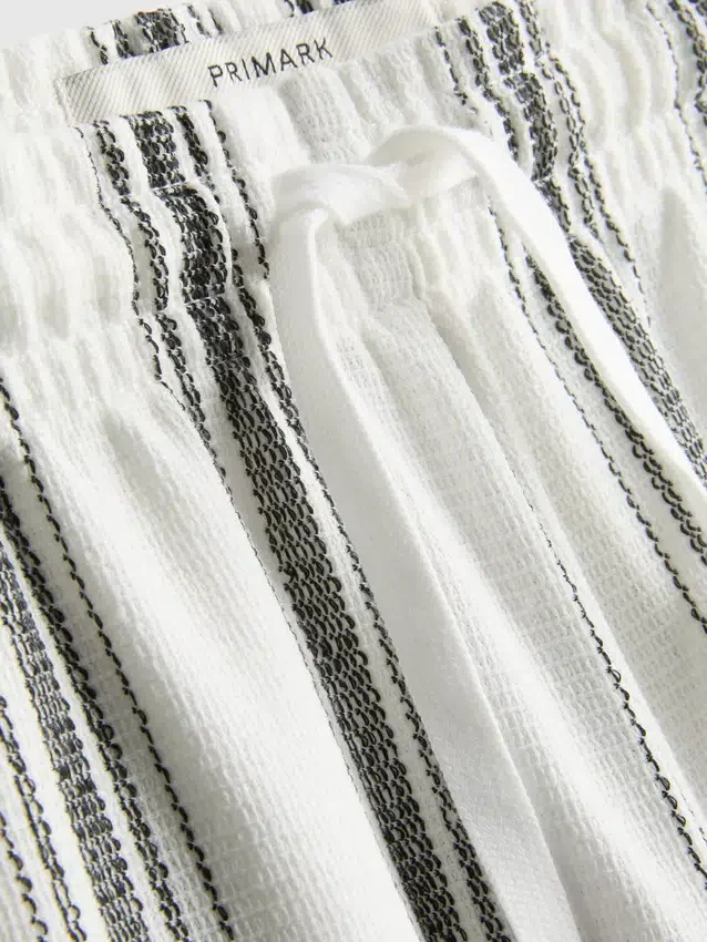 Pantalones cortos de pijama a rayas