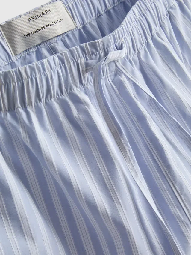 Pantalones cortos de pijama a rayas