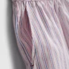 Pantalones cortos de pijama a rayas de algodón estilo «servicio de habitación»