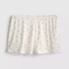 Pantalones cortos de pijama acanalados con estampado