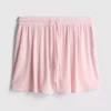 Pantalones cortos de pijama con cordón, con alto contenido de modal