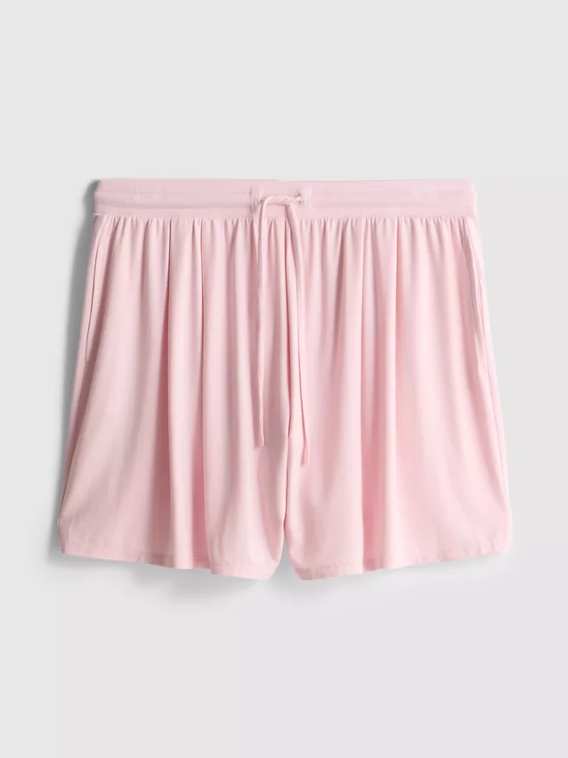 Pantalones cortos de pijama con cordón, con alto contenido de modal
