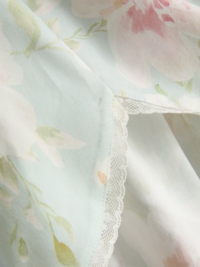 Pantalones cortos de pijama con estampado floral