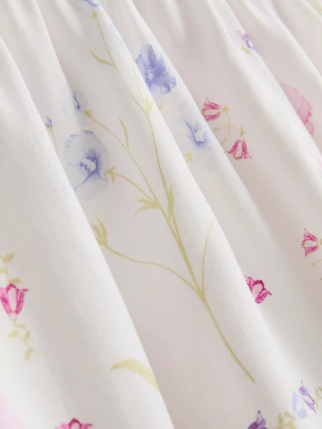 Pantalones cortos de pijama con estampado floral