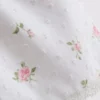 Pantalones cortos de pijama de algodón dobby con estampado floral