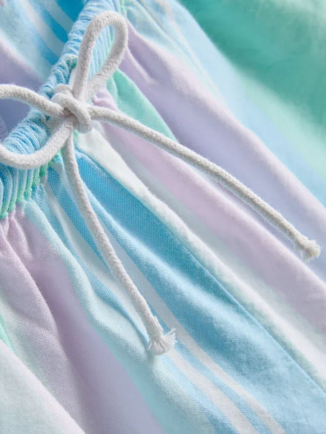 Pantalones cortos de pijama de algodón en tonos pastel «Love to Lounge»