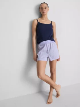 Pantalones cortos de pijama de algodón estampados