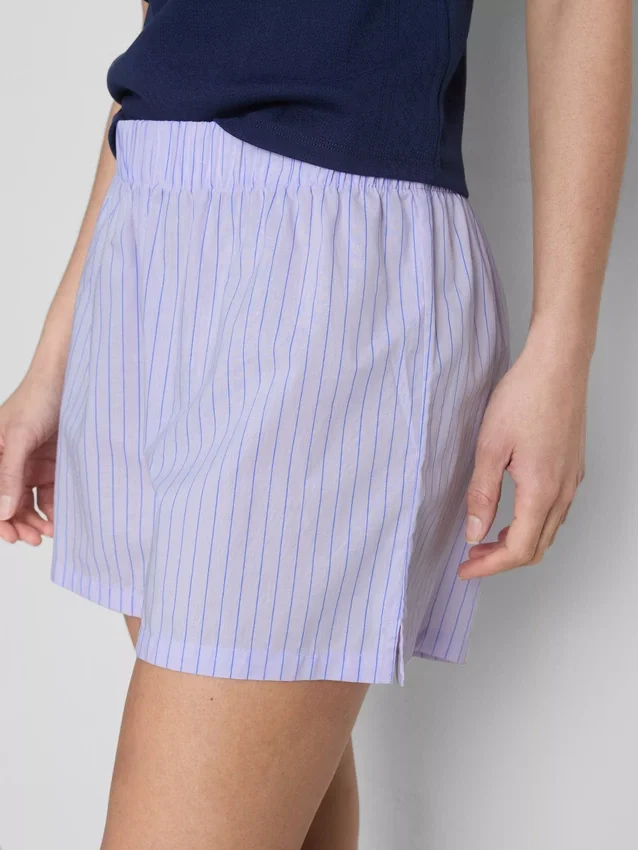 Pantalones cortos de pijama de algodón estampados