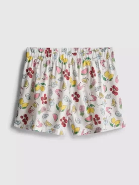 Pantalones cortos de pijama de algodón tejido