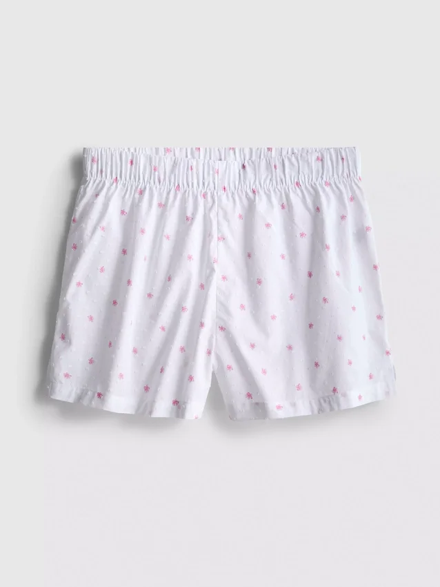 Pantalones cortos de pijama de algodón tejido