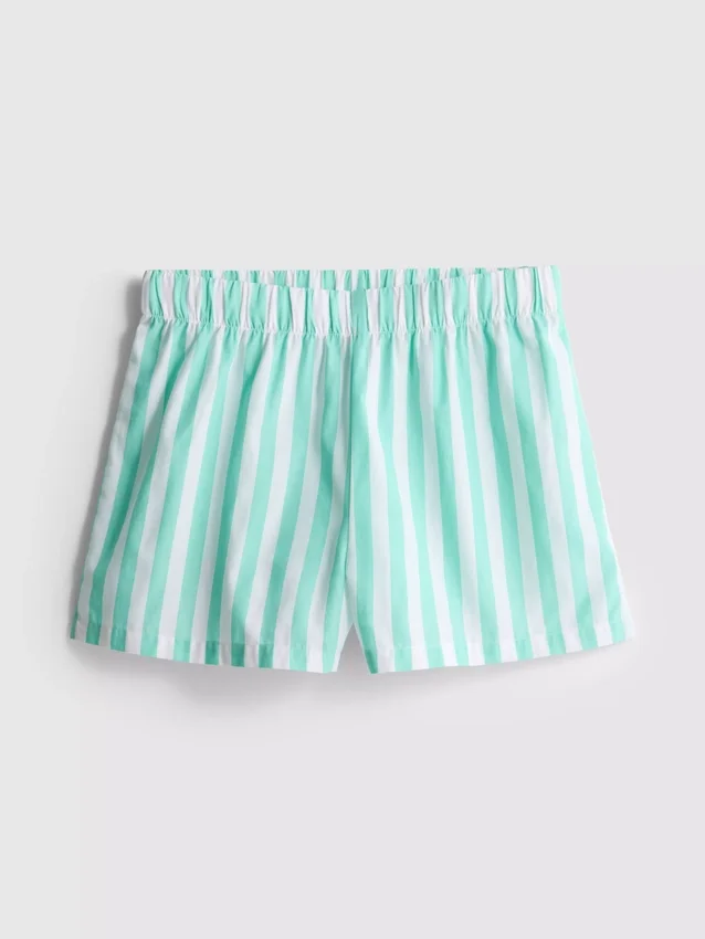 Pantalones cortos de pijama de algodón tejido