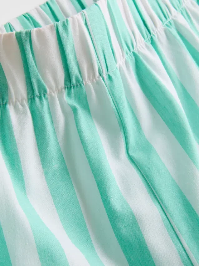 Pantalones cortos de pijama de algodón tejido