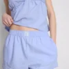 Pantalones cortos de pijama de algodón tejido de Stacey Solomon