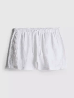 Pantalones cortos de pijama de algodón tejido, ideales para relajarse