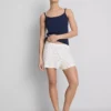 Pantalones cortos de pijama de jersey acanalado