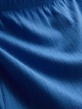 Pantalones cortos de pijama de punto calado