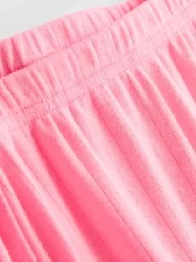 Pantalones cortos de pijama de punto calado