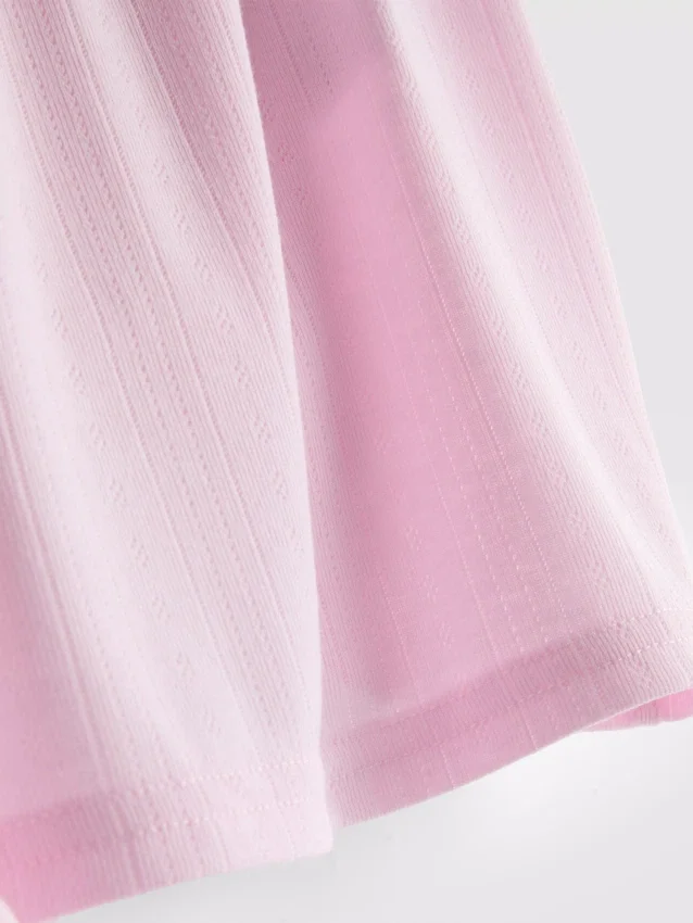 Pantalones cortos de pijama de punto calado
