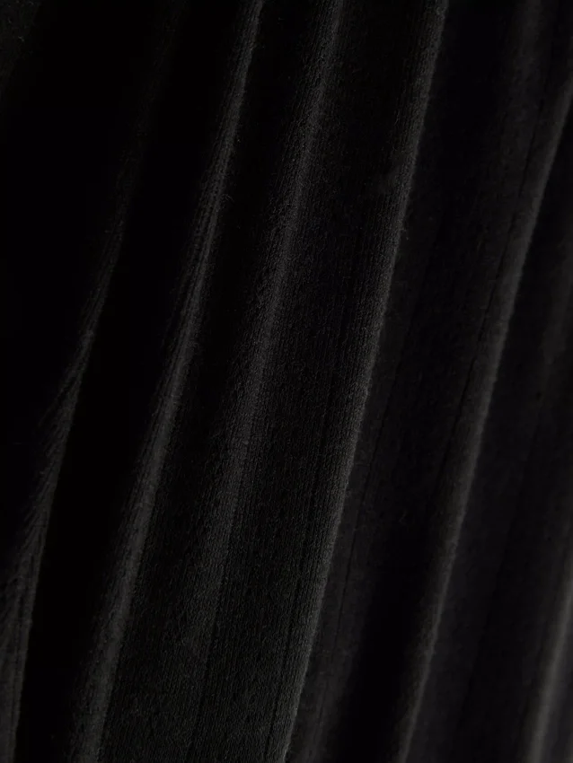 Pantalones cortos de pijama de punto calado