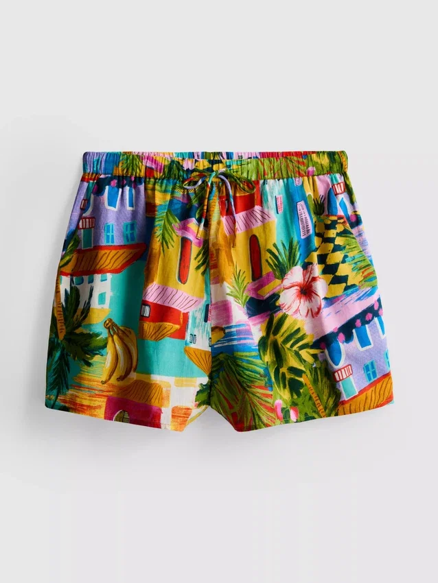 Pantalones cortos de playa estampados