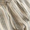 Pantalones cortos de rayas texturizadas