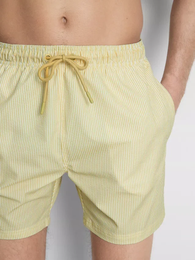 Pantalones cortos de seersucker