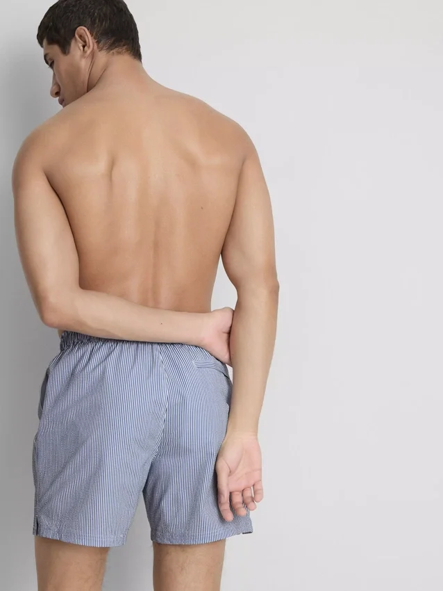 Pantalones cortos de seersucker