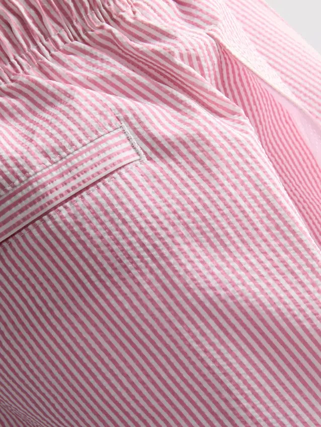 Pantalones cortos de seersucker