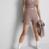 Pantalones cortos de yoga deportivos de cintura alta