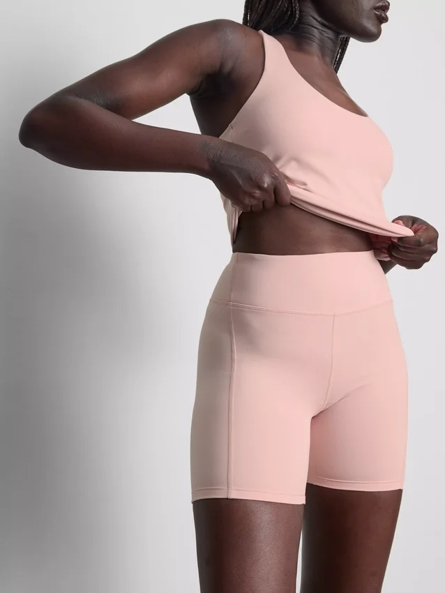 Pantalones cortos de yoga deportivos de cintura alta