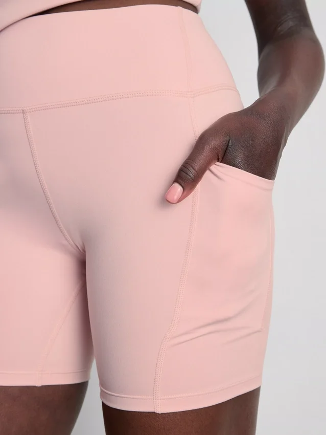 Pantalones cortos de yoga deportivos de cintura alta
