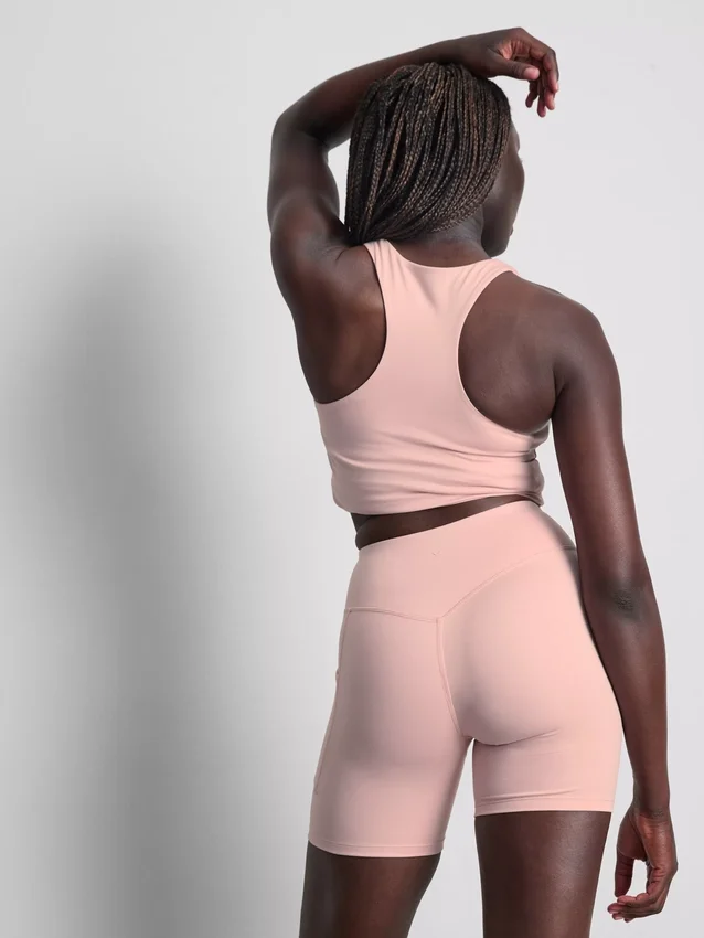 Pantalones cortos de yoga deportivos de cintura alta