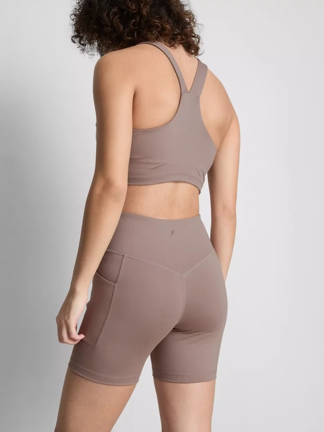Pantalones cortos de yoga deportivos de cintura alta