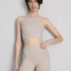 Pantalones cortos deportivos acanalados sin costuras