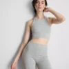 Pantalones cortos deportivos acanalados sin costuras