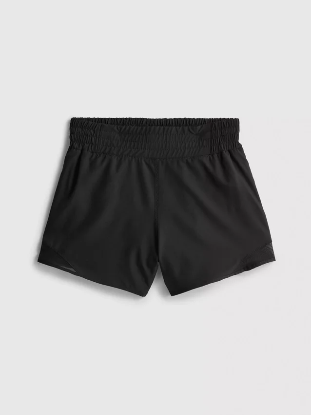 Pantalones cortos deportivos con paneles de malla