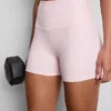 Pantalones cortos deportivos de cuadros vichy de cintura alta