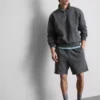 Pantalones cortos elásticos lavados