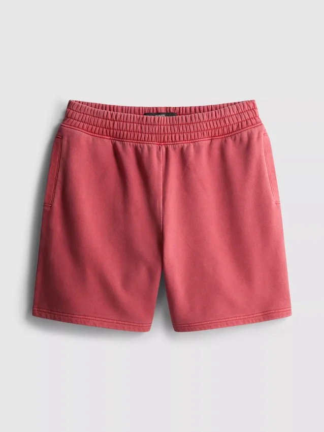 Pantalones cortos elásticos lavados