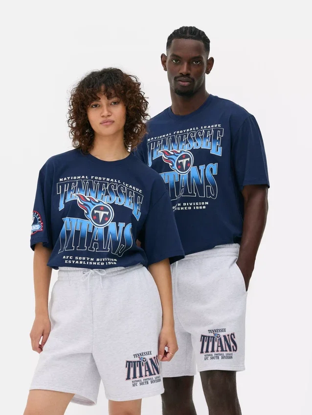 Pantalones cortos estampados de los Tennessee Titans de la NFL