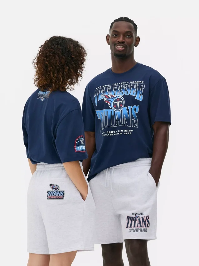 Pantalones cortos estampados de los Tennessee Titans de la NFL