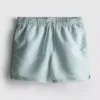 Pantalones cortos geométricos con diseño de abanico