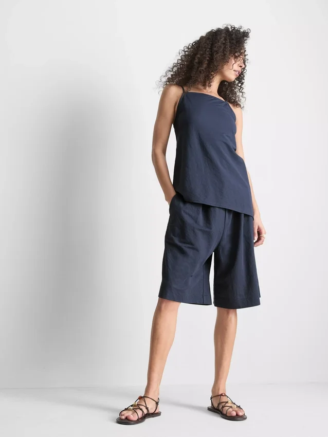 Pantalones cortos holgados con textura