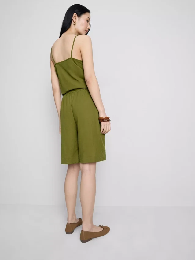 Pantalones cortos holgados con textura