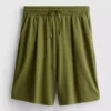 Pantalones cortos holgados con textura
