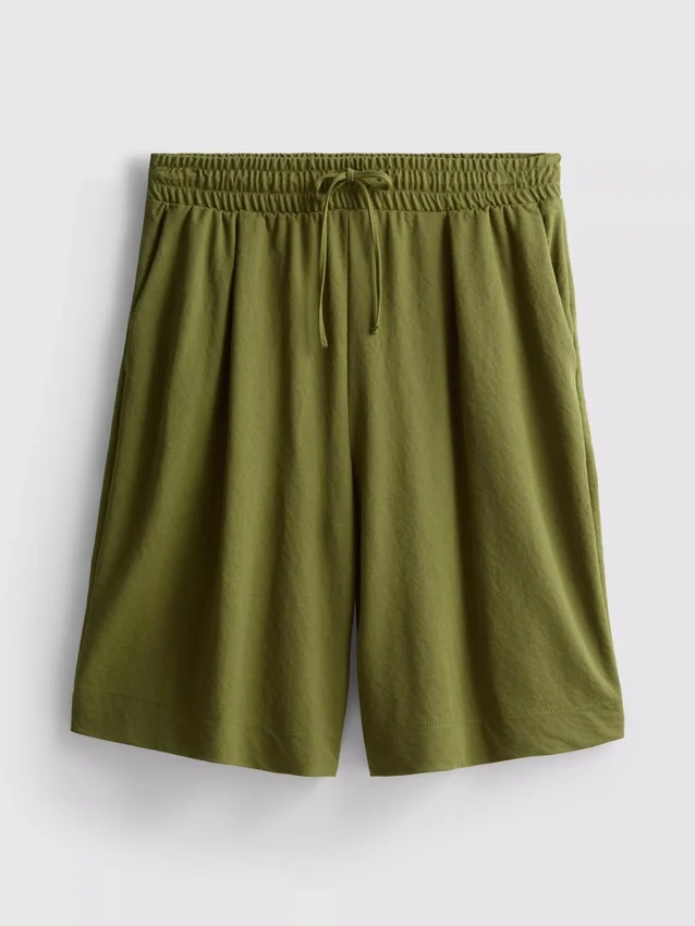 Pantalones cortos holgados con textura